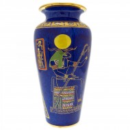 RARE Tutankhamun Pattern Vase. Click for more information...