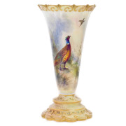 Royal Worcester Vase Signed Jaz Stinton. Click for more information...
