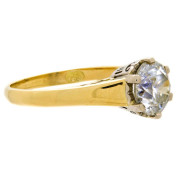 18ct Yellow / white Gold. Diamond ring. 1.68ct. Click for more information...