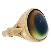1960s. Cat Eye. 9ct Gold Ring. Click for more information...