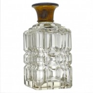 Enamelled Gilded Topped Perfume Bottle. Click for more information...