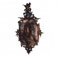Bronzed Cast Iron Victorian Wall Plaque. Click for more information...