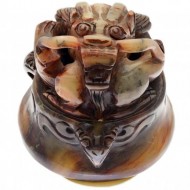 Chinese Carved Agate Dragon. Click for more information...
