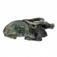 Chinese Carved Prase Buffalo. Click for more information...