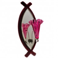 Victorian Ruby Glass Wall Mirror. Click for more information...