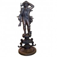Stunning Victorian Huntsman Cast Iron Firetools Stand. Click for more information...