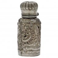 Miniature All Sterling Silver Perfume Bottle. Click for more information...