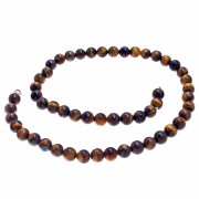 Tigers Eye. 53 Bead Necklace.. Click for more information...