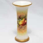 Royal Worcester Hand Painted Vase.. Click for more information...