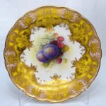 Royal Worcester Hand Painted Cabinet Plate. Click for more information...