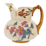 Royal Worcester Hand Painted Jug Unusual Shape. Click for more information...