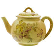 Royal Worcester Teapot 1886 Blush Ivory Hand Painted. Click for more information...