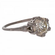1.63 Carat Diamond. 18ct White Gold Ring. Click for more information...