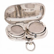 Sterling Silver. Double Sovereign Case.. Click for more information...