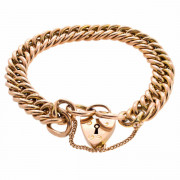 9ct Rose Gold. Curb Link. Bracelet. Click for more information...
