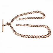 9ct Rose Gold Graduated Albert Chain. Click for more information...