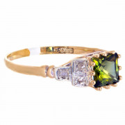 9ct Yellow / White Gold Australian Parti Coloured Sapphire Diamond Ring. Click for more information...
