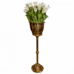 Brass Jardiniere And Stand. Click for more information...