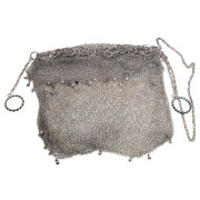 Sterling Silver. Evening Purse. with Draw String.. Click for more information...