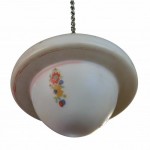 Electric Light Shade. Hand Painted with Fittings. Click for more information...