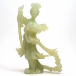 Chinese Carved Bowenite Lady. Click for more information...