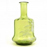 Mary Gregory Green Glass Carafe. Click for more information...