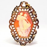 14ct Gold Cameo TWO DANCERS. Click for more information...