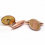 9ct Rose Gold Cuff Links. Click for more information...