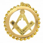 15ct Gold Masonic Fob. Click for more information...